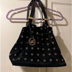Michael Kors genuine suede handbag